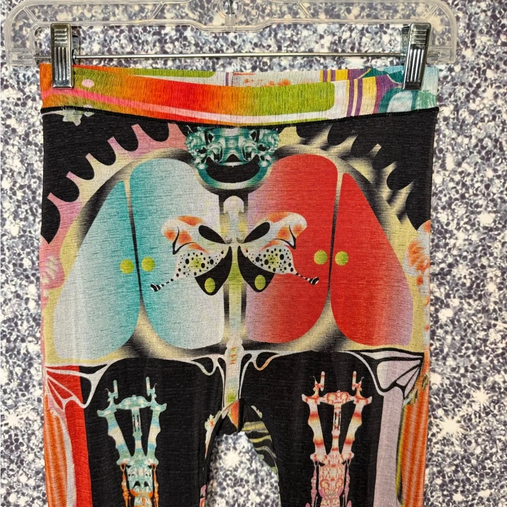 Skims Summer Mesh Orchid Cabinet Leggings - Picture 6 of 11